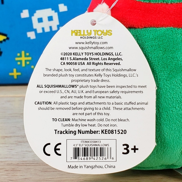 Squishmallow Elliot the Elf 4.5" UltraSoft Stuffed Christmas Holiday Plush NWT - Picture 12 of 12